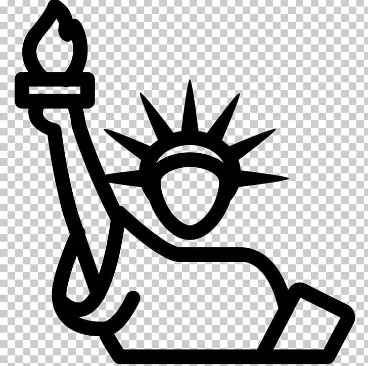 Statue Of Liberty Computer Icons PNG, Clipart, Black And White, Christ The Redeemer, Computer Icons, Icons 8, Landmark Free PNG Download