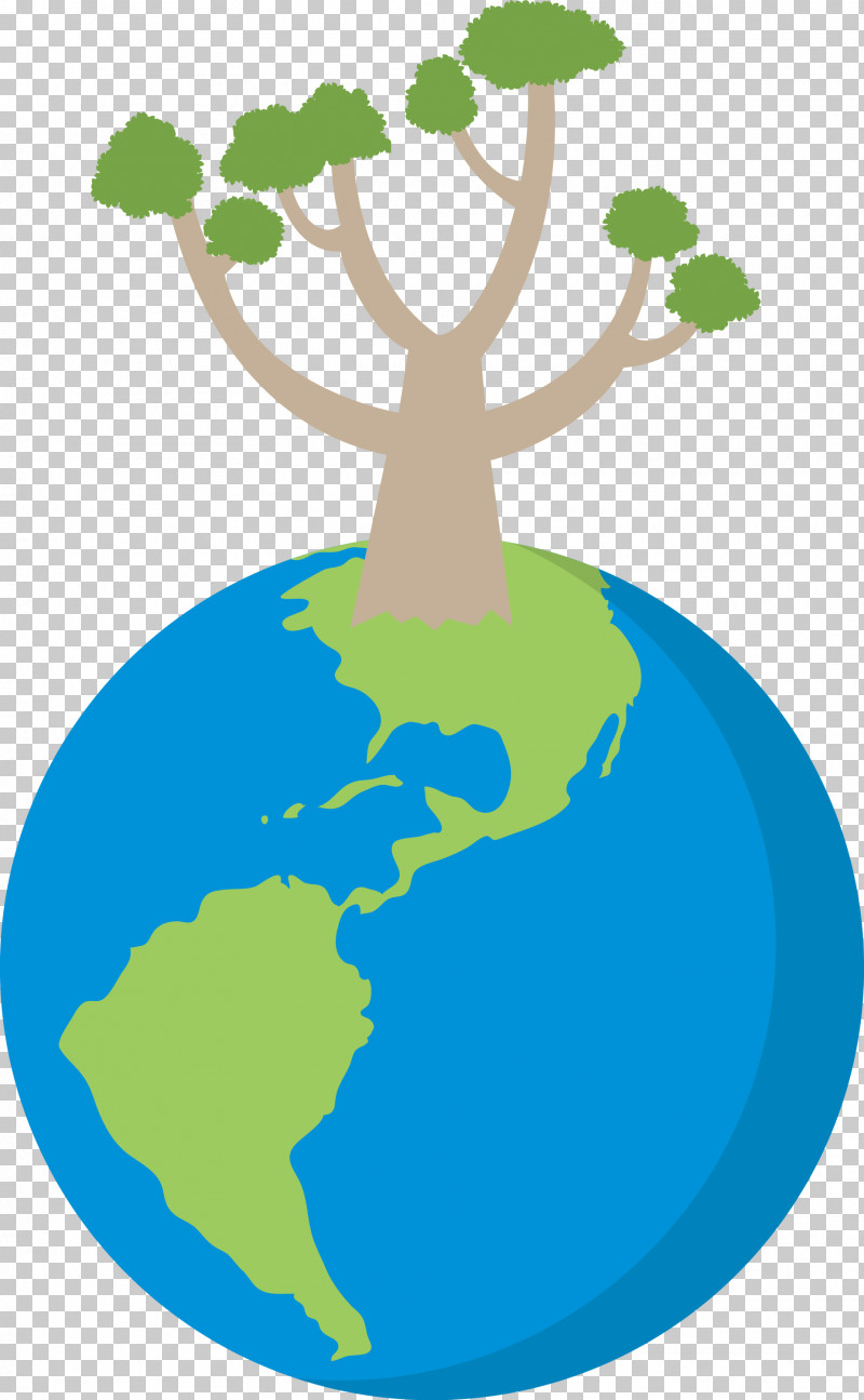 Earth Tree Go Green PNG, Clipart, Behavior, Earth, Eco, Go Green, Human Free PNG Download