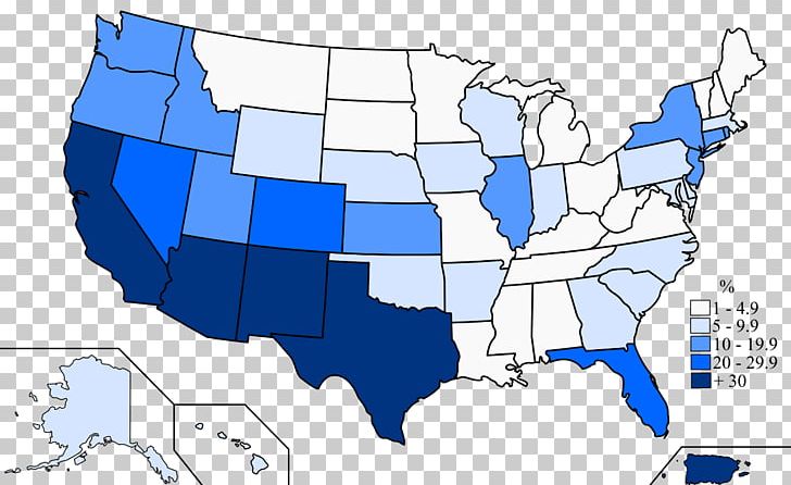 2010 United States Census Hispanic And Latino Americans PNG, Clipart, Area, Census, Demography, Demography Of The United States, Hispanic Free PNG Download