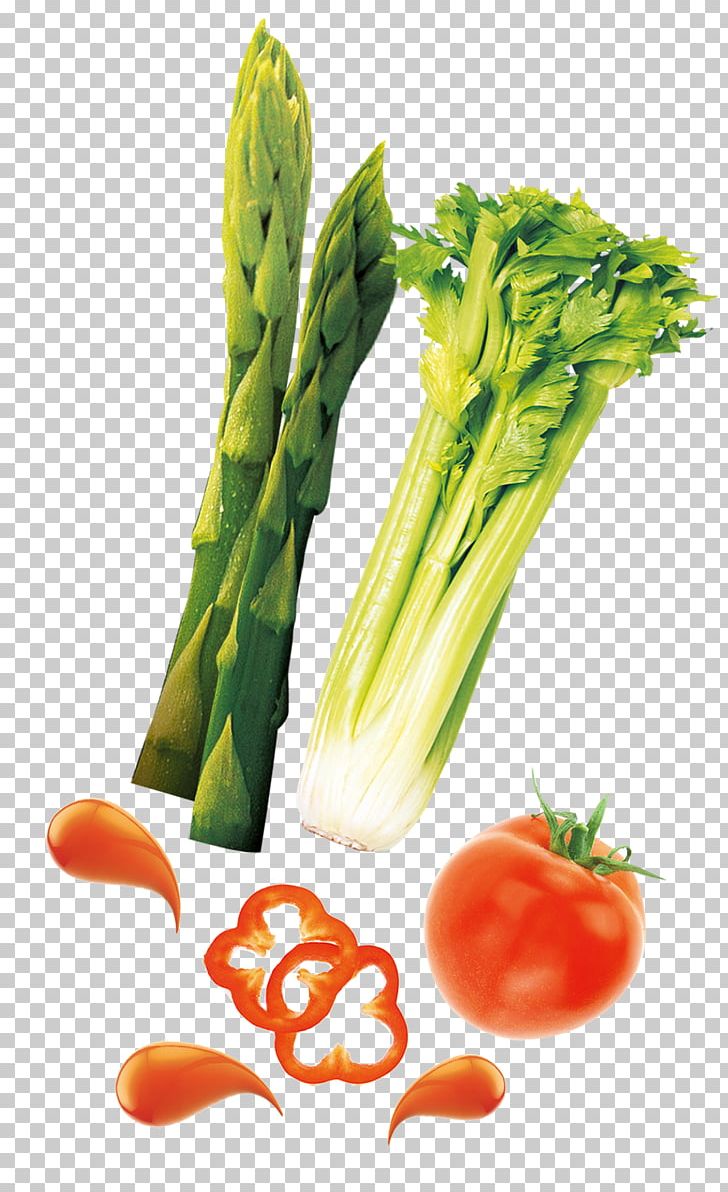 Asparagus Juice Vegetable Vegetarian Cuisine Tomato PNG, Clipart, Capsicum Annuum, Celery, Celery Vector, Cherry Tomato, Diet Food Free PNG Download