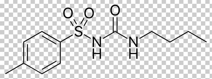 Tolbutamide Sodium Chemistry Structure Pharmaceutical Drug PNG, Clipart, Angle, Black And White, Brand, Chemical Compound, Chemistry Free PNG Download