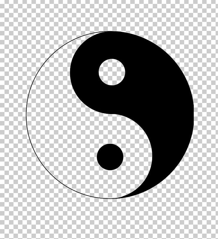 Yin And Yang Symbol PNG, Clipart, Angle, Black And White, Cdr, Circle, Line Free PNG Download