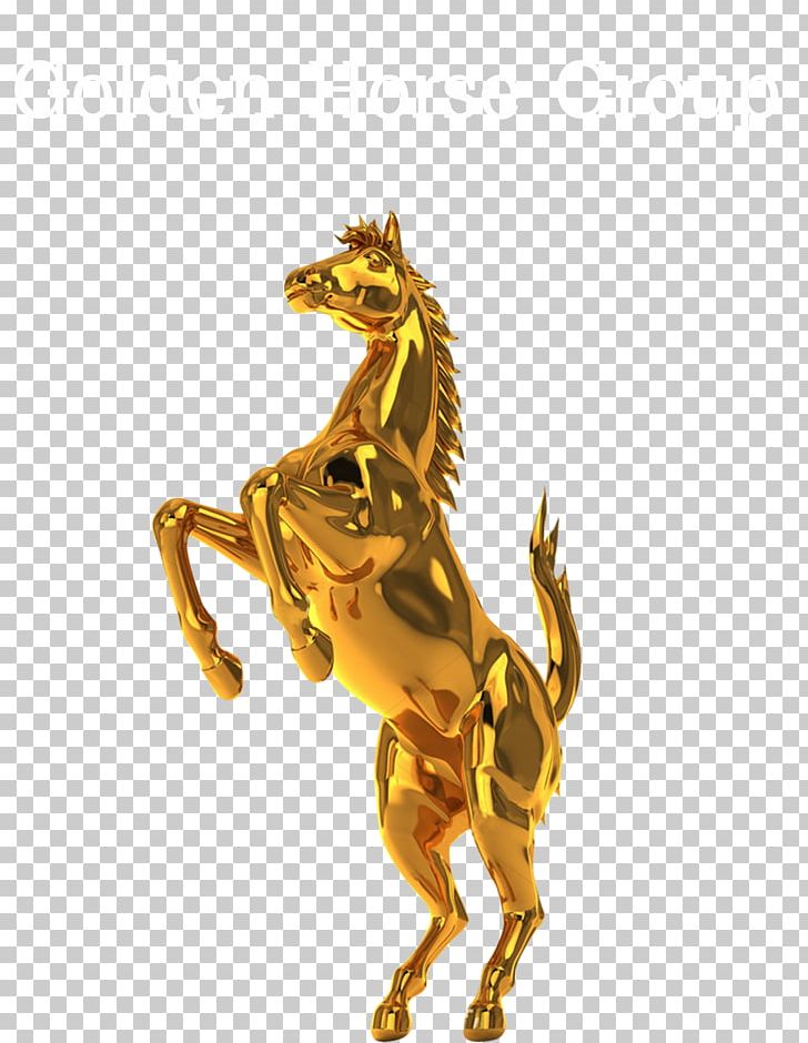 Mustang Jungle Water Park Royalty Payment Logo PNG, Clipart, Animal, Animal Figure, Brass, Figurine, Gold Free PNG Download