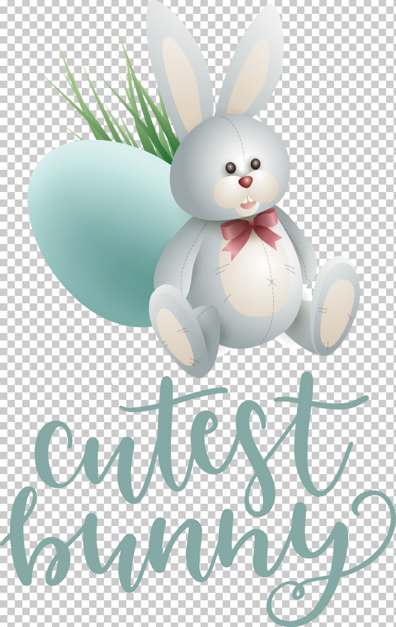 Cutest Bunny Happy Easter Easter Day PNG, Clipart, Cutest Bunny, Easter Bunny, Easter Day, Flower, Happy Easter Free PNG Download