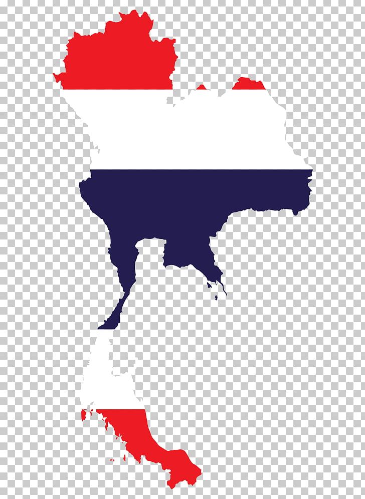 Flag Of Thailand National Flag Map PNG, Clipart, Area, Blank Map, Flag, Flag Of Thailand, Line Free PNG Download