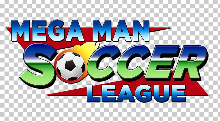Mega Man Soccer Mega Man 2 Mega Man Online Super Nintendo Entertainment System Logo PNG, Clipart, Advertising, Area, Ball, Banner, Brand Free PNG Download