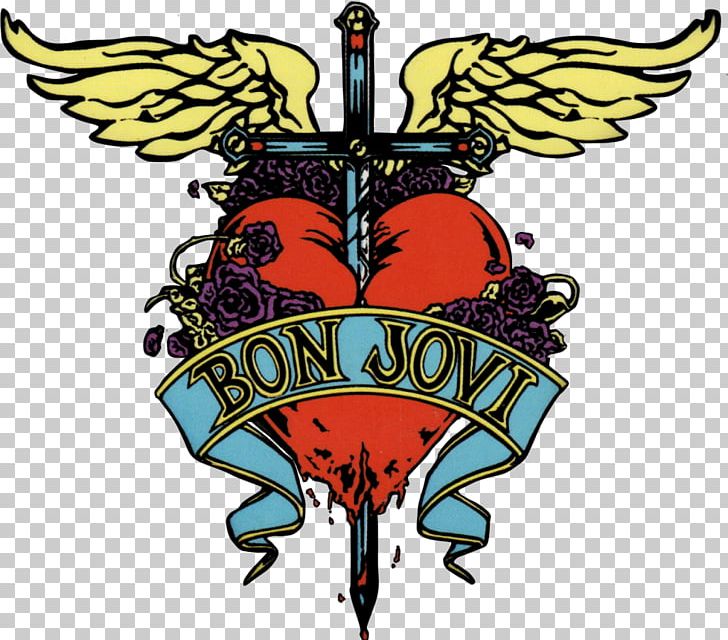 Bon Jovi Keep The Faith Tour T-shirt Greatest Hits: The Ultimate Collection PNG, Clipart, Art, Bon Jovi, Clothing, Crest, Dagger Free PNG Download
