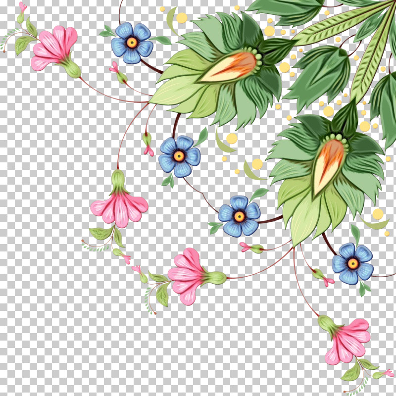 Floral Design PNG, Clipart, Branch, Floral Design, Flower, Paint, Pedicel Free PNG Download