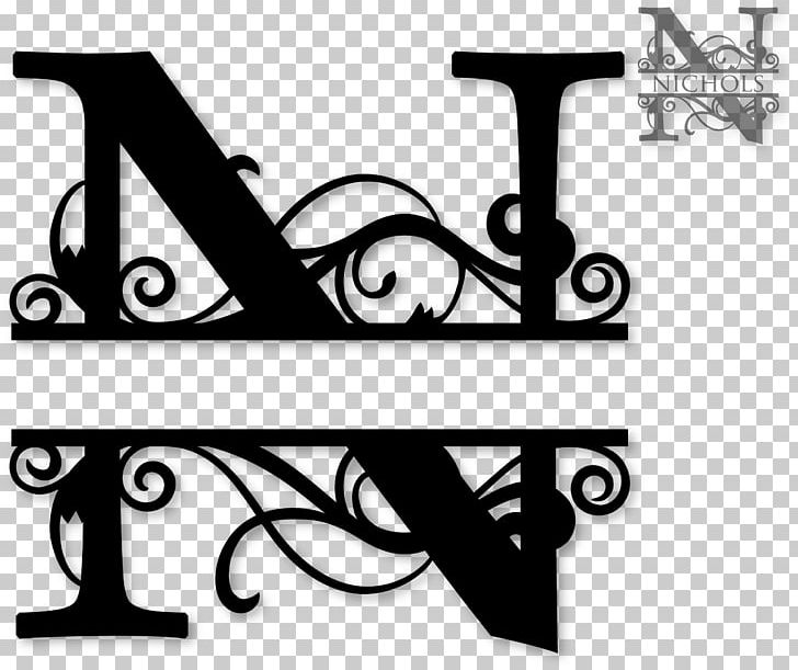 Monogram Letter Initial PNG, Clipart, Alphabet, Black And White, Brand, Drawing, Graphic Design Free PNG Download