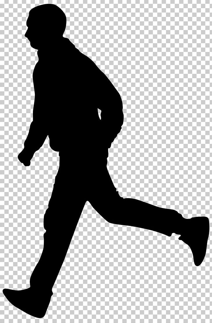 Silhouette Running PNG, Clipart, Animals, Arm, Black, Black And White, Computer Icons Free PNG Download