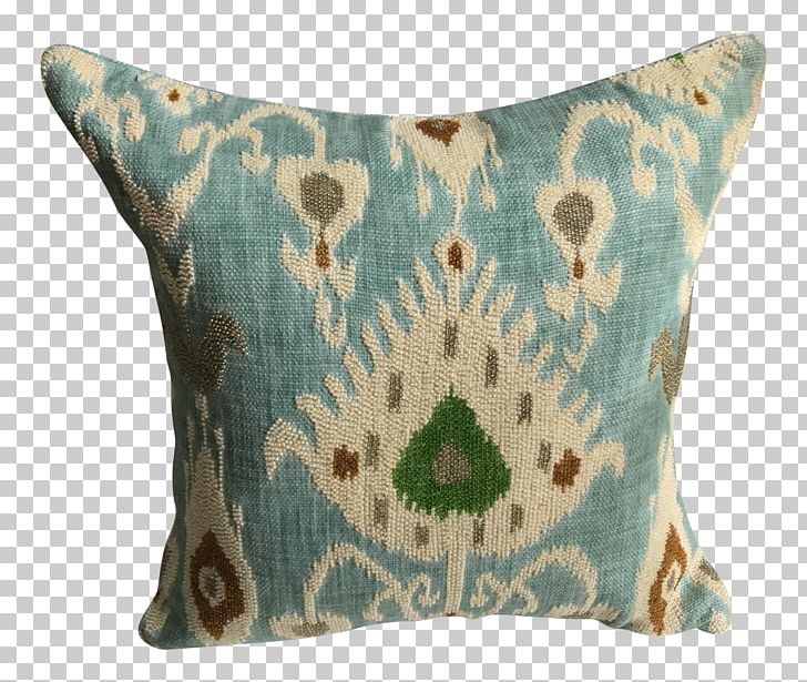 Throw Pillows Cushion Turquoise PNG, Clipart, Aqua, Bead, Cushion, Furniture, Ikat Free PNG Download