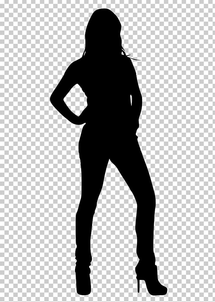 Silhouette Woman Black And White PNG, Clipart, Animals, Arm, Art, Black, Black And White Free PNG Download