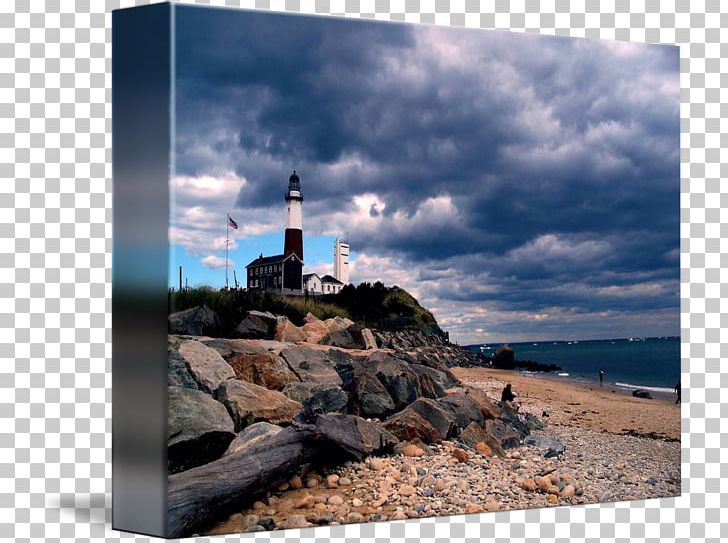 Montauk Point Light Lighthouse Gallery Wrap Sea Promontory PNG, Clipart, Art, Beacon, Canvas, Cape, Coast Free PNG Download