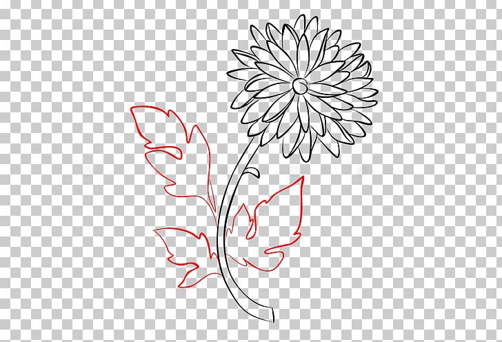 Floral Design Chrysanthemum Cut Flowers Origami Paper Drawing PNG, Clipart, Area, Artwork, Black And White, Chrysanthemum, Circle Free PNG Download
