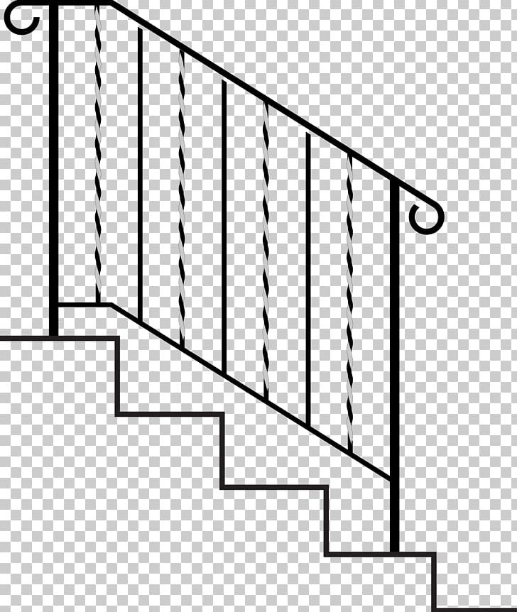 Handrail Stairs Wrought Iron Baluster Guard Rail PNG, Clipart, Angle, Area, Baluster, Black And White, Cast Iron Free PNG Download
