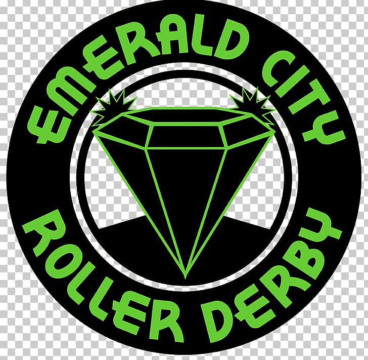 Logo Emblem Organization Brand Emerald City Roller Girls PNG, Clipart, Area, Brand, Emblem, Emerald, Emerald City Free PNG Download