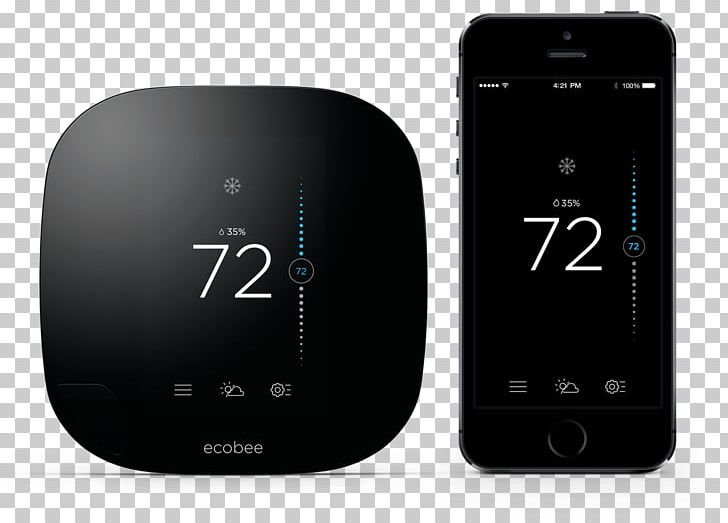 Smart Thermostat Ecobee Ecobee4 Nest Labs PNG, Clipart, Brand, Communication Device, Ecobee, Ecobee Ecobee3, Electronic Device Free PNG Download