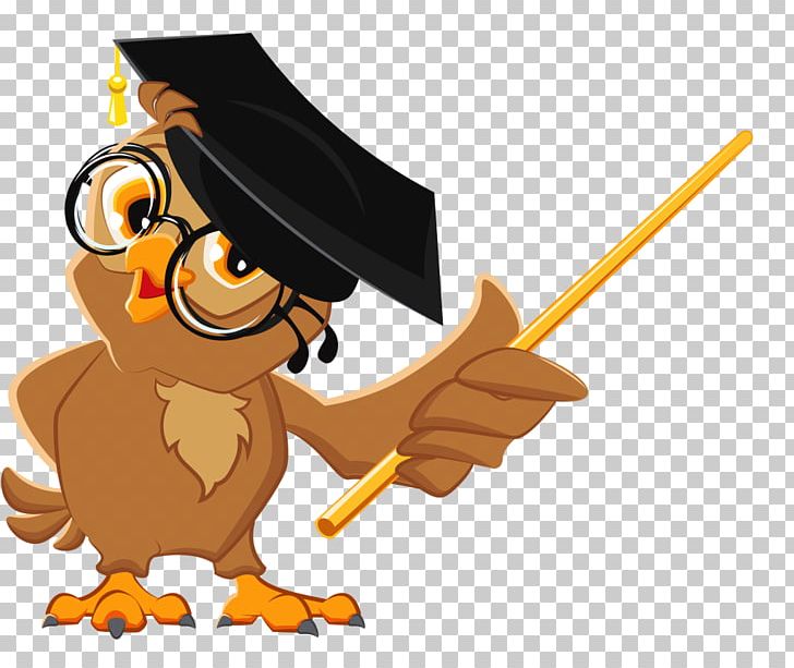Owl Education Teacher Illustration PNG, Clipart, Animals, Bachelor, Bachelor Cap, Beak, Bird Free PNG Download