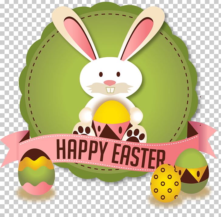 Easter Bunny Easter Egg Greeting Card PNG, Clipart, Anniversary Badge, Badge, Badges, Banner, Bunny Free PNG Download