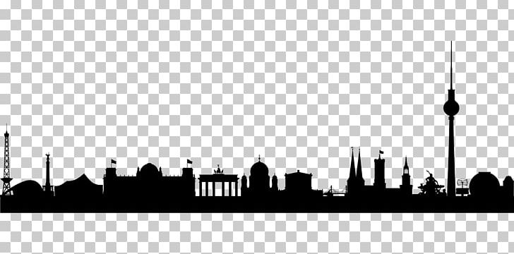 Berlin Skyline Silhouette Internet Radio PNG, Clipart, Berlin, Black And White, City, Cityscape, Drawing Free PNG Download