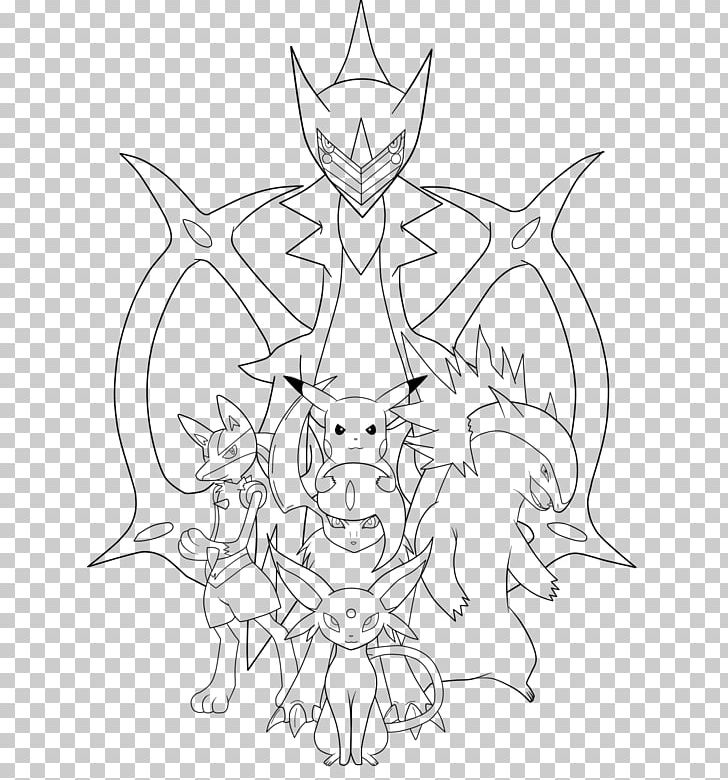 Drawing Pokémon Arceus Sketch PNG, Clipart, Arceus, Art, Artwork, Black And White, Coloring Book Free PNG Download