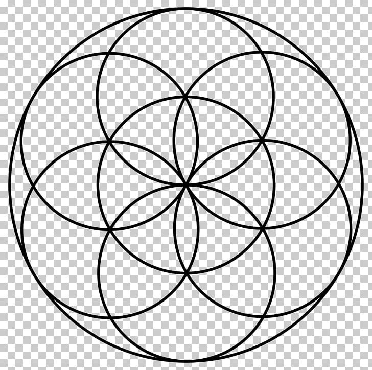 Sacred Geometry Overlapping Circles Grid PNG, Clipart, Area, Art, Ball, Black And White, Circle Free PNG Download