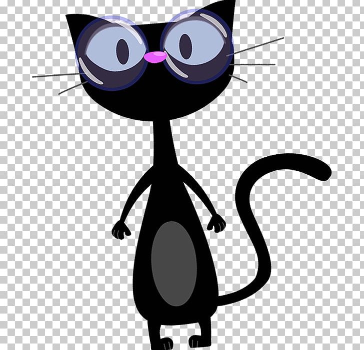 Whiskers Kitten Black Cat Science PNG, Clipart, Animals, Black And White, Black Cat, Carnivoran, Cartoon Free PNG Download