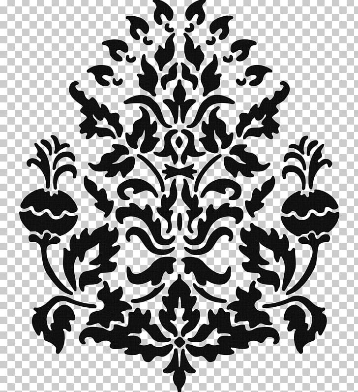 Stencil Damask Paper Paisley Pattern PNG, Clipart, Art, Black, Black And White, Craft, Damask Free PNG Download