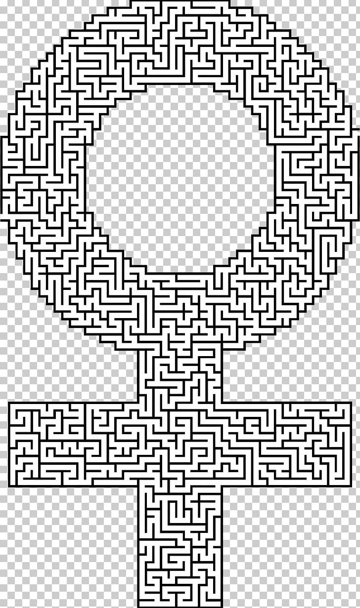 Symbol Maze Art PNG, Clipart, Area, Art, Black And White, Circle, Computer Icons Free PNG Download