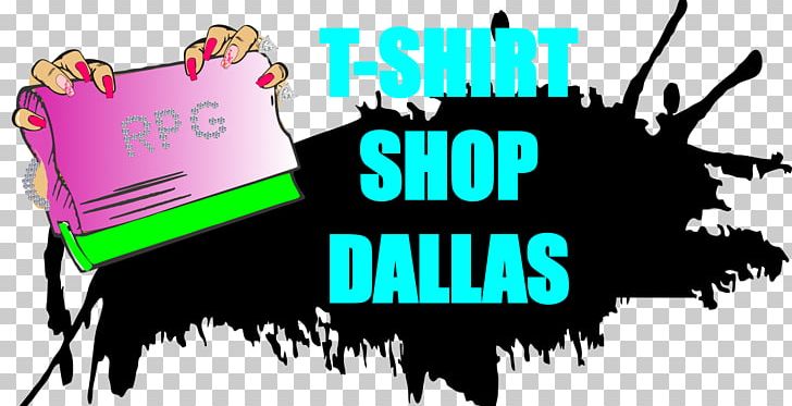 T-Shirt Shop Dallas Logo Printed T-shirt Printing PNG, Clipart, Art, Brand, Clothing, Dallas, Des Free PNG Download