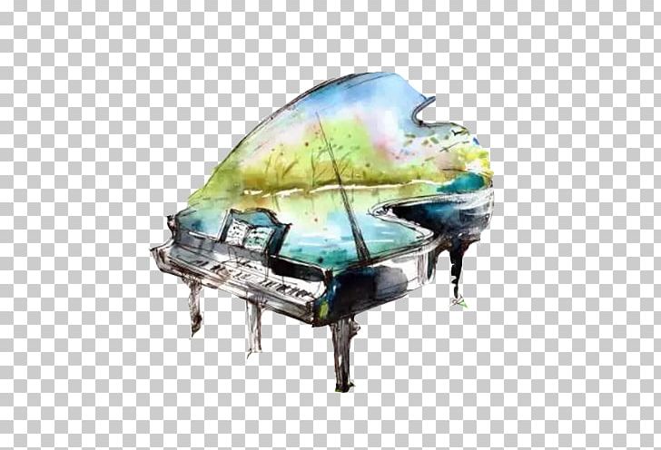 Piano Solo Watercolor Painting PNG, Clipart, Art, Artcom, Decorative, Decorative Material, Flow Free PNG Download
