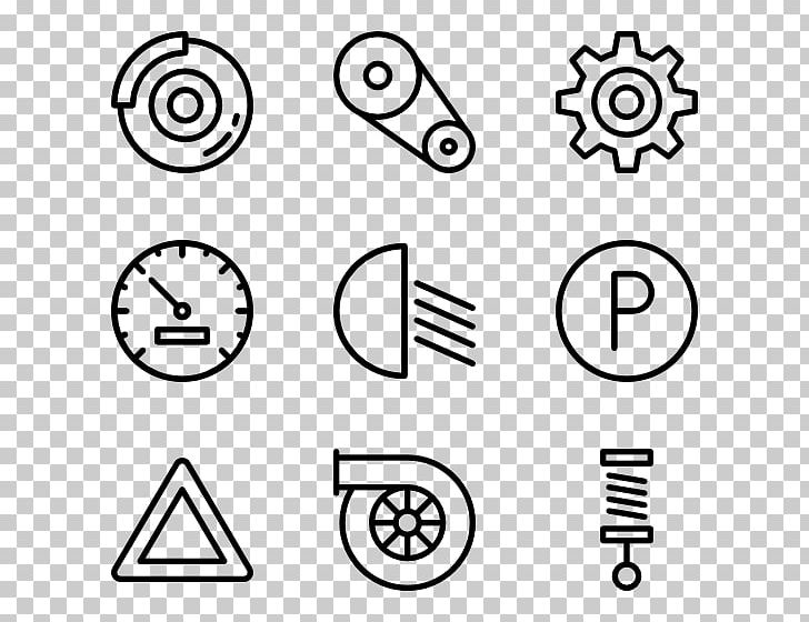 Computer Icons Car PNG, Clipart, Angle, Area, Black, Black And White, Brand Free PNG Download