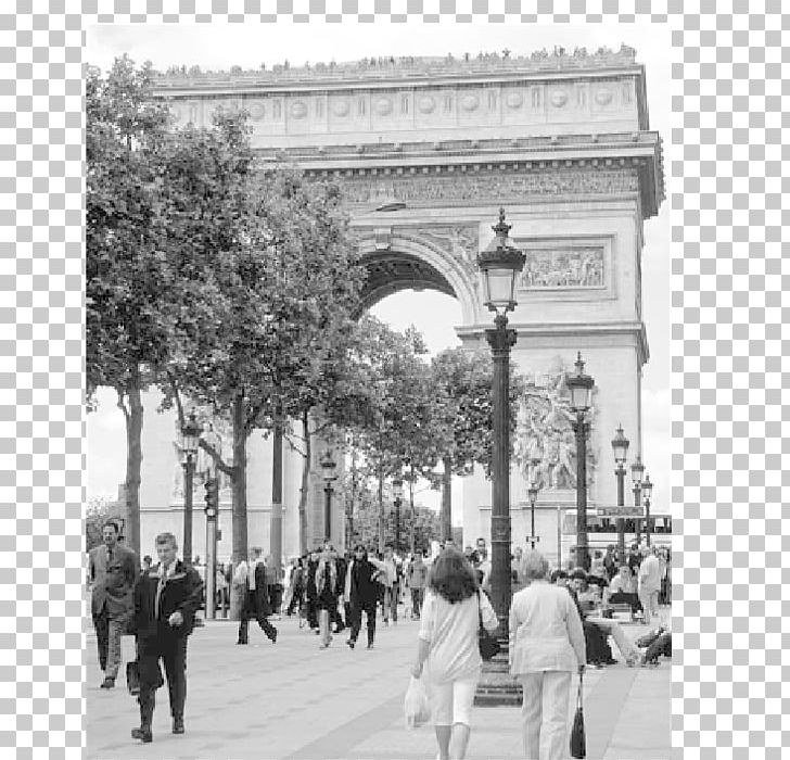 Facade Arc De Triomphe Classical Architecture Tourism PNG, Clipart, Arcade, Arc De Triomphe, Arch, Black And White, Classical Antiquity Free PNG Download