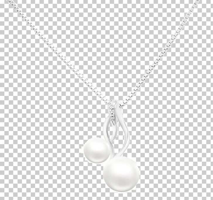 Locket Necklace Pearl Black And White PNG, Clipart, Black, Black And White, Body Jewelry, Body Piercing Jewellery, Chain Free PNG Download