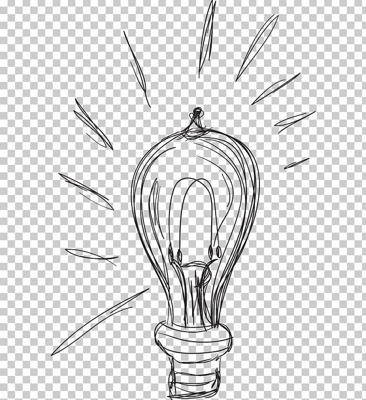 Incandescent Light Bulb Drawing PNG, Clipart, Artwork, Black And White, Bulb, Cartoon, Christmas Lights Free PNG Download