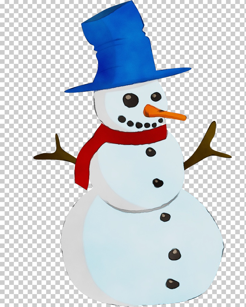 Snowman PNG, Clipart, Costume Hat, Paint, Snowman, Watercolor, Wet Ink Free PNG Download