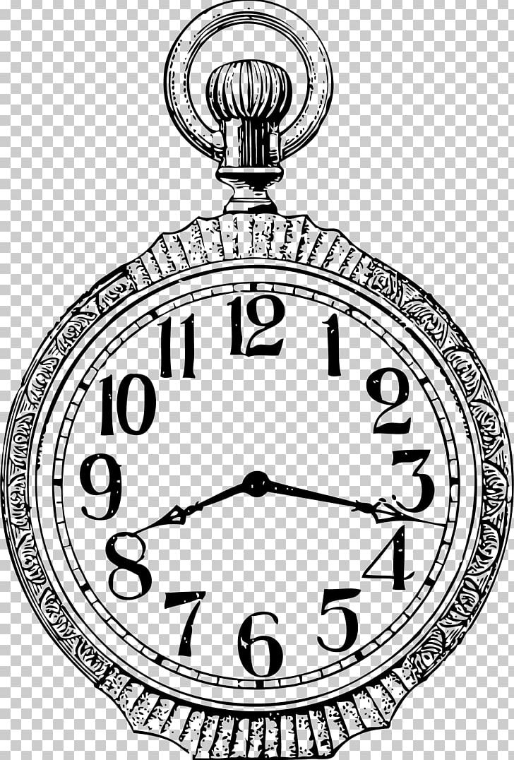 Pocket Watch PNG, Clipart, Accessories, Antique, Area, Black And White, Body Jewelry Free PNG Download