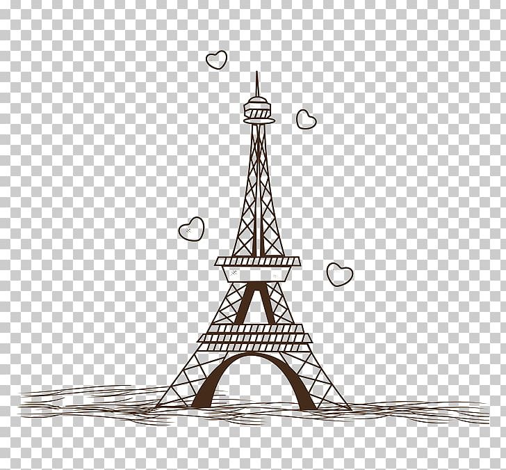 Eiffel Tower Drawing Illustration PNG, Clipart, Ancient, Architecture, Black And White, Building, Cartoon Free PNG Download
