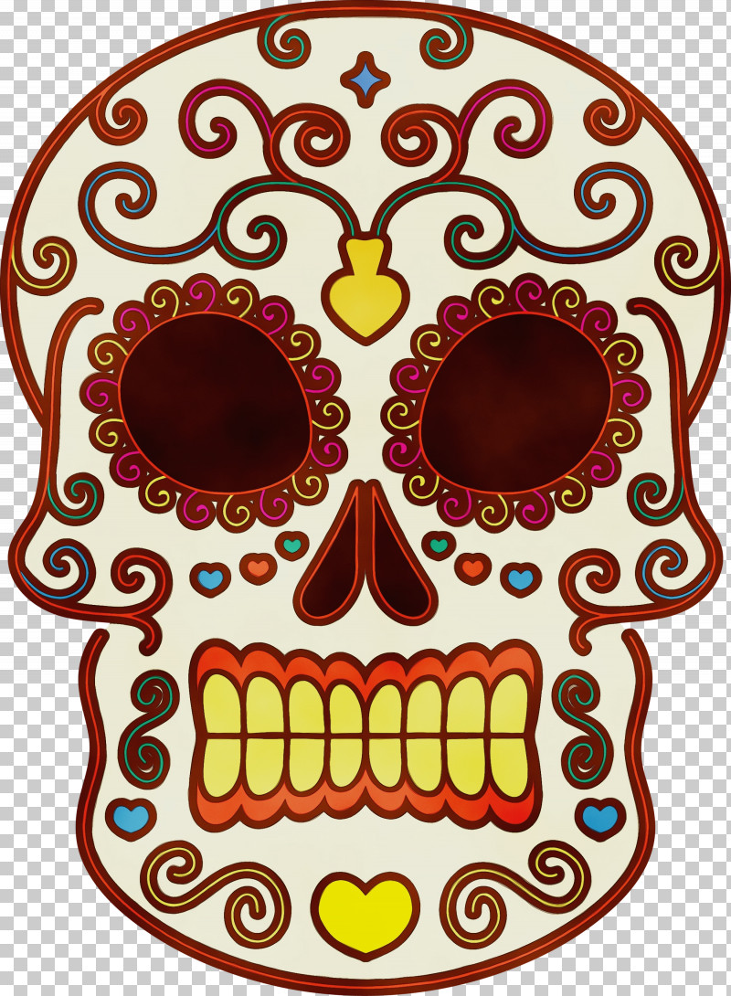 Skull Art PNG, Clipart, Calavera, D%c3%ada De Muertos, Day Of The Dead, Drawing, Paint Free PNG Download