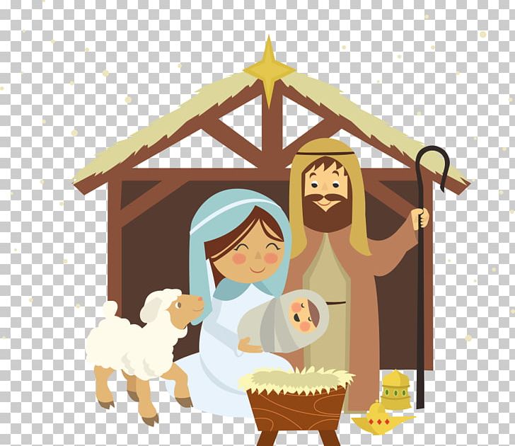 Christmas Novena Of Aguinaldos Nativity Scene Manger PNG, Clipart, Art