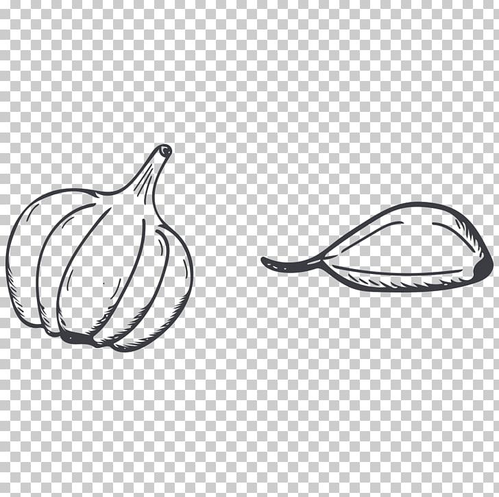 Garlic Vegetable Bacon Food PNG, Clipart, Black And White, Body Jewelry, Brand, Circle, Decoration Free PNG Download