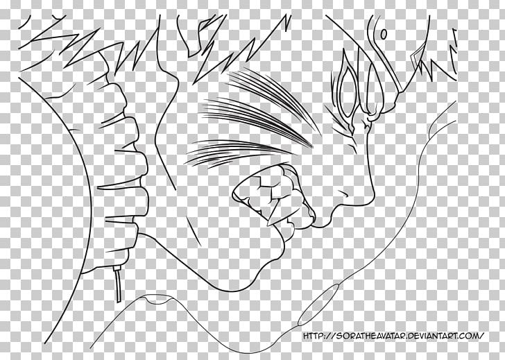 Naruto Uzumaki Sasuke Uchiha Naruto Shippuden: Naruto Vs. Sasuke Minato Namikaze Line Art PNG, Clipart, Angle, Area, Art By, Artwork, Black Free PNG Download