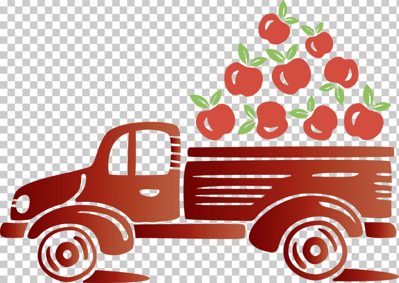 Apple Truck Autumn Fruit PNG, Clipart, Apple Truck, Area, Autumn, Fruit, Line Free PNG Download