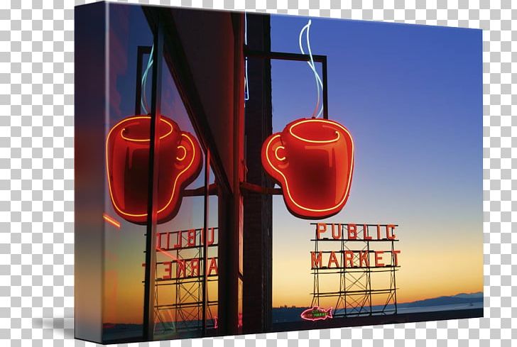 Pike Place Market Coffee In Seattle Canvas Print Marketplace Printing PNG, Clipart,  Free PNG Download
