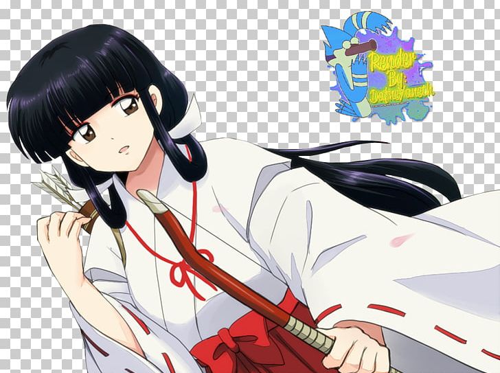 Kikyo Miroku Sesshōmaru Anime Inuyasha PNG, Clipart, Anime, Artwork, Black Hair, Brown Hair, Cartoon Free PNG Download