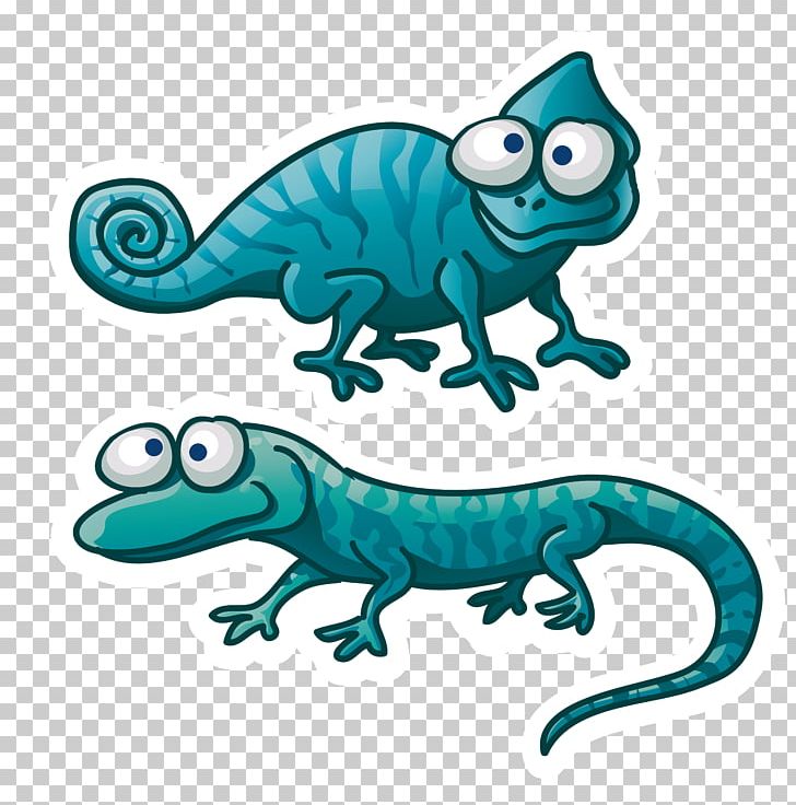 Reptile Lizard Chameleons U722cu884cu52a8u7269: U8725u8734 PNG, Clipart, Animal, Animals, Blue, Cartoon, Drawing Free PNG Download