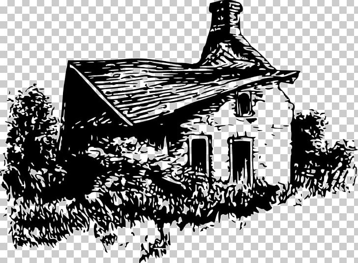 House Drawing Ruins PNG, Clipart, Art, Artwork, Black And White, Building, Cartoon Free PNG Download
