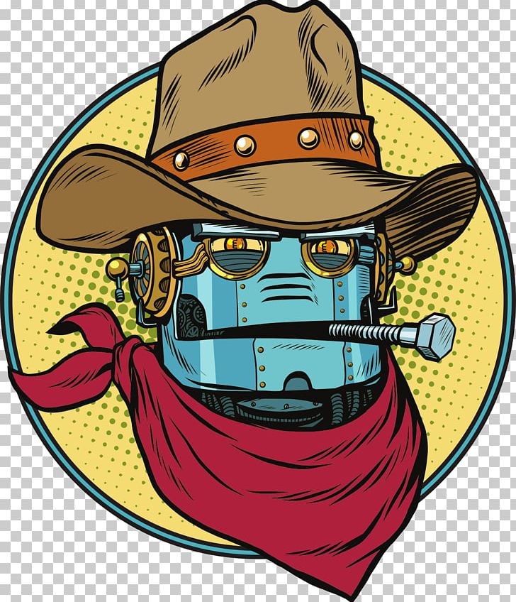 American Frontier Robot Cowboy PNG, Clipart, American Frontier, Android Art, Art, Cowboy, Cowboy Hat Free PNG Download