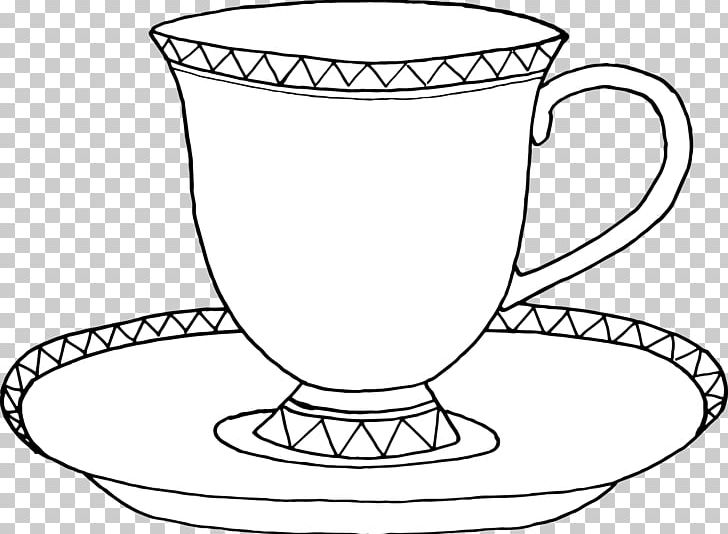 Teacup Saucer Coffee PNG, Clipart, Black And White, Coffee, Coffee Cup, Coloring Book, Cup Free PNG Download