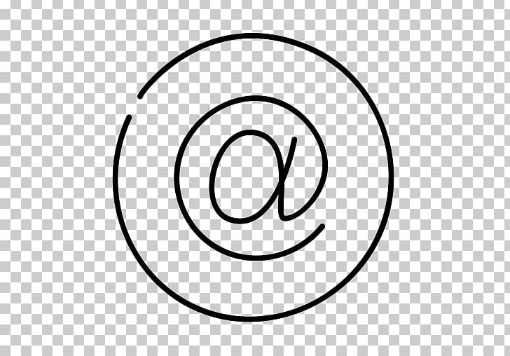 Email Computer Icons IPhone At Sign SMS PNG, Clipart, Angle, Area, At Sign, Black, Black And White Free PNG Download